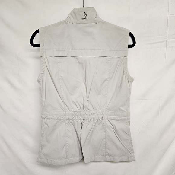 Eddie Bauer S atlas 2.0 grey vest zip front 4 front pockets & pocket Small - Picture 3 of 6